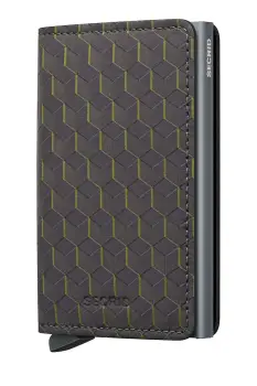 Secrid portofel de piele OPTICAL culoarea negru imagine