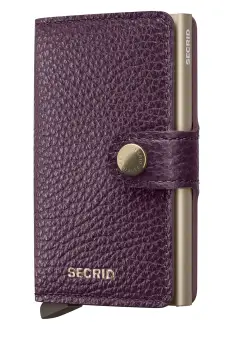 Secrid portofel de piele PEBBLE culoarea bej, MPe-Cappuccino imagine