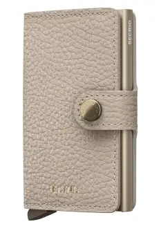 Secrid portofel de piele PEBBLE culoarea bej, MPe-Cappuccino imagine