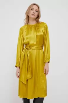 Seidensticker rochie culoarea verde, midi, evazati imagine