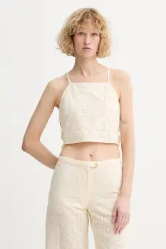 Sessun bluza cu bretele pentru femei, din bumbac imagine