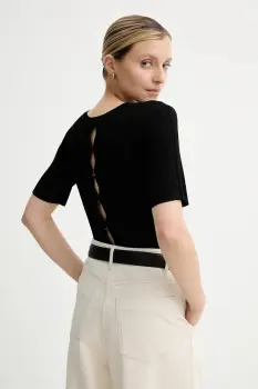 Sessun pulover culoarea negru, light, 25109030 imagine