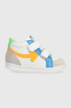 Shoo Pom tenisi din piele copii culoarea alb imagine