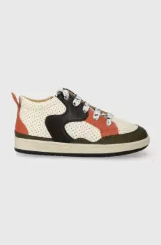 Shoo Pom tenisi din piele copii culoarea verde imagine