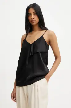 Silvian Heach bluza HAILENI femei, culoarea negru, uni, GPP25335TO imagine