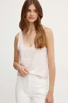 Silvian Heach bluza KRAMER culoarea roz, modelator, GPA24228TO imagine