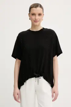 Silvian Heach bluza pentru femei, cu amestec de vascoza TIBBIG imagine