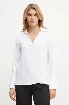 Silvian Heach bluza REUTER femei, culoarea alb, neted, GPA24288BL imagine