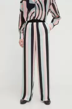 Silvian Heach pantaloni femei, drept, high waist imagine