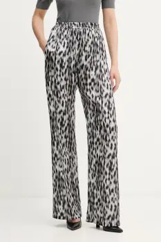 Silvian Heach pantaloni LEGABIO culoarea negru, lat, high waist, GPA25570PA imagine