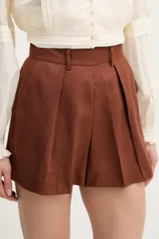 Silvian Heach pantaloni scurti eleganti pentru femei, din in POSANE imagine