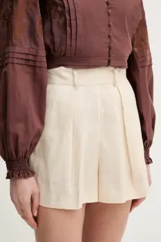 Silvian Heach pantaloni scurti eleganti pentru femei, din in POSANE imagine