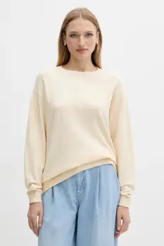 Silvian Heach pulover BENITEZ culoarea bej, GPA25553MA imagine