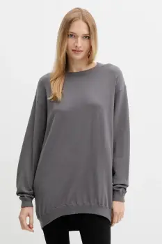 Silvian Heach pulover BENITEZ culoarea gri, GPA25553MA imagine