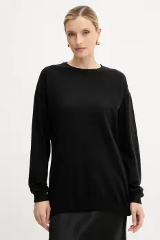 Silvian Heach pulover BENITEZ culoarea negru, GPA25553MA imagine