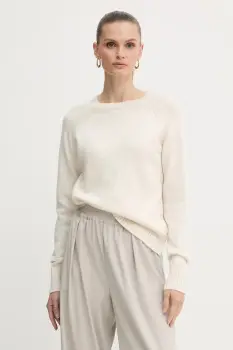 Silvian Heach pulover din amestec de lana PICOULANE culoarea bej, GPA25233MA imagine