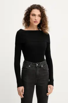 Silvian Heach pulover FRIDRIK culoarea negru, light, GPA25249MA imagine