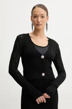 Silvian Heach pulover ILCENI femei, culoarea negru, light, GPP25303CD imagine