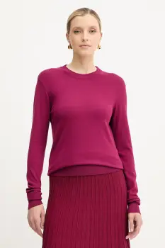 Silvian Heach pulover LETALO culoarea bordo, light, GPA25038MA imagine