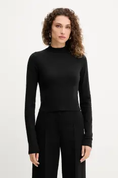 Silvian Heach pulover LOLA culoarea negru, cu turtleneck, GPA25554LU imagine