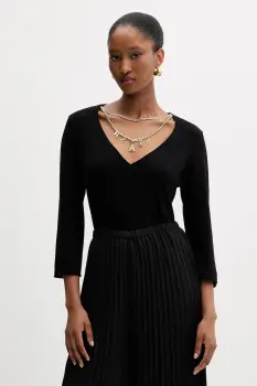 Silvian Heach pulover SANKE culoarea negru, light, GPA25128MA imagine