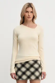 Silvian Heach pulover SELMANE culoarea bej, GPA25557TS imagine