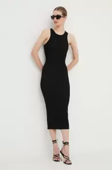 Silvian Heach rochie culoarea negru, maxi, mulata imagine