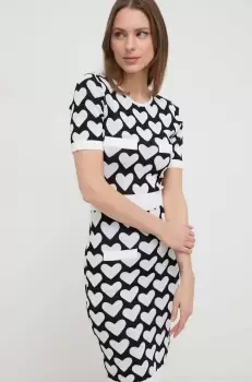 Silvian Heach rochie culoarea negru, mini, mulata imagine