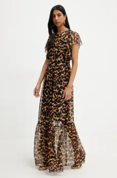 Silvian Heach rochie EGORV culoarea negru, maxi, evazati, GPP25366VE imagine