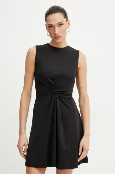 Silvian Heach rochie ERENI culoarea negru, mini, evazati, GPP25331VE imagine