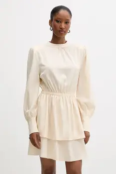 Silvian Heach rochie FAYIUM culoarea bej, mini, evazati, GPA25322VE imagine