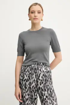 Silvian Heach tricou ATLAM culoarea gri, GPA25040MA imagine