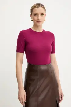 Silvian Heach tricou ATLAM culoarea roz, GPA25040MA imagine