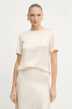 Silvian Heach tricou OREILLE culoarea bej, GPA25530BL imagine