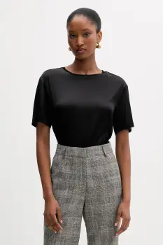 Silvian Heach tricou OREILLE culoarea negru, GPA25530BL imagine