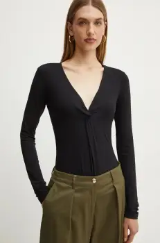 Silvian Heach tricou RETEDI femei, culoarea negru, GPA24299TS imagine