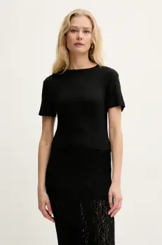 Silvian Heach tricou SIEGI femei, culoarea negru, GPP25092TS imagine