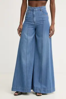 Simona Corsellini blugi wide leg pentru femei imagine