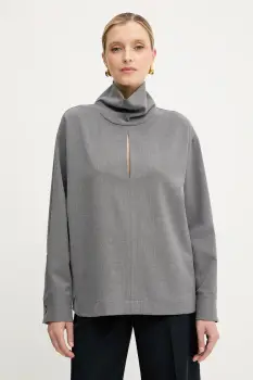 Simona Corsellini bluza culoarea gri, melanj, A25CPBL001S1 imagine