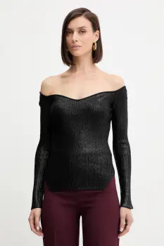 Simona Corsellini pulover culoarea negru, light, A25CPMGP0301 imagine