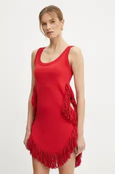 Simona Corsellini rochie culoarea rosu, mini, mulata, P25CPABO05 imagine