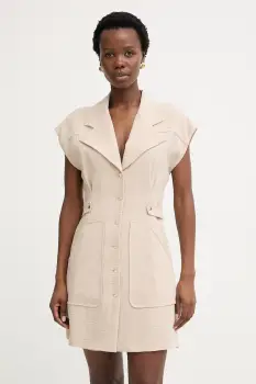 Simona Corsellini rochie tip camasa cu vascoza imagine