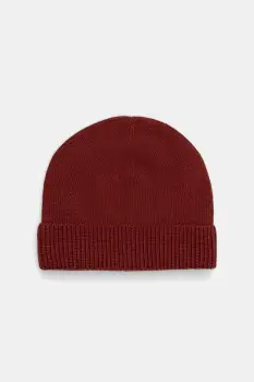 Sisley caciula din amestec de lana culoarea negru, din tesatura uni, 122HM0502 imagine