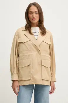 Sisley geaca culoarea bej, de tranzitie, 22KVLN05I imagine