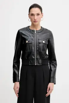 Sisley geaca culoarea negru, de tranzitie, 24IMLN05V imagine