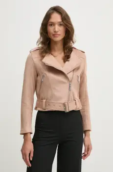 Sisley geaca ramones culoarea maro, de tranzitie, 20AZLN05H imagine