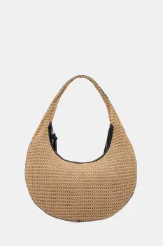 Sisley geanta croissant pentru femei impletita imagine