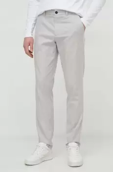 Sisley pantaloni barbati, culoarea gri, mulata imagine