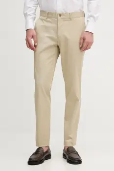 Sisley pantaloni chinos pentru barbati, din bumbac cu elastan imagine