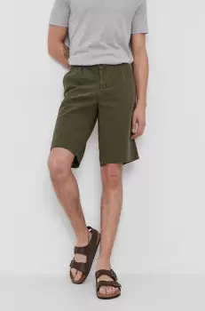 Sisley Pantaloni scurti barbati, culoarea verde imagine